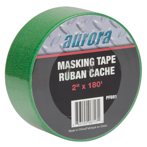 Painters Masking Tape, 50 mm (2") x 55 m (180'), Green Rideout Tool & Machine Inc.