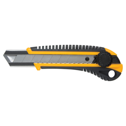 Couteau ATK800, 25 mm, Acier au carbone, Robuste, Prise en Caoutchouc Rideout Tool & Machine Inc.
