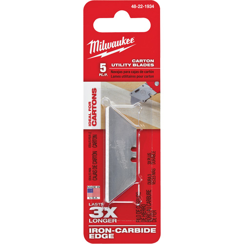 Utility Knife Blades, Single Style Rideout Tool & Machine Inc.
