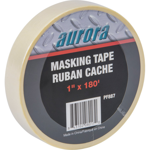 General Purpose Masking Tape, 24 mm (1") x 55 m (180'), Beige Rideout Tool & Machine Inc.