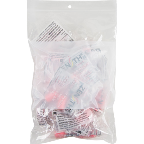 White Block Poly Bags, Reclosable, 9" x 6", 2 mils Rideout Tool & Machine Inc.