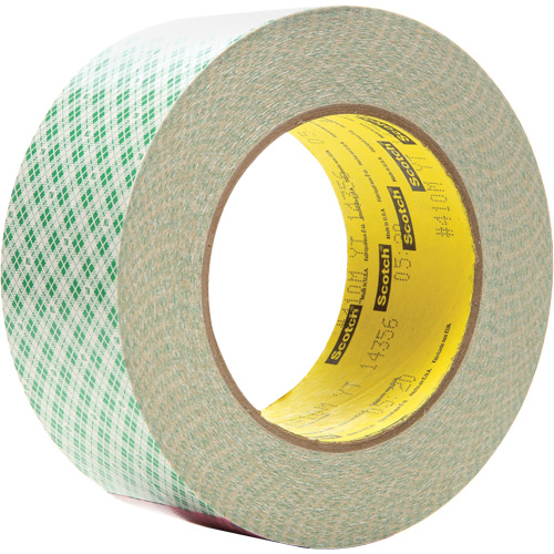 410M Double Coated Paper Tape, 50 mm (2") x 32.92 m (108'), Beige Rideout Tool & Machine Inc.
