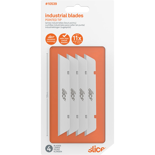 Slice Lame de rechange Finger-Friendly avec bout pointu offrant une s&eacute;curit&eacute; pour les doigts, Style Simple Rideout Tool & Machine Inc.