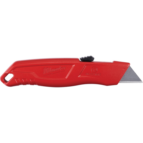 Self-Retracting Knife, 3/4", Steel, Metal Handle Rideout Tool & Machine Inc.