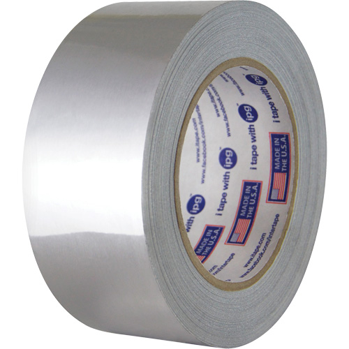 Ruban autocollant argent&eacute; en feuille d'aluminium, &eacute;paisseur 3 mils, 25,4 mm (1") x 54,86 m (180') Rideout Tool & Machine Inc.