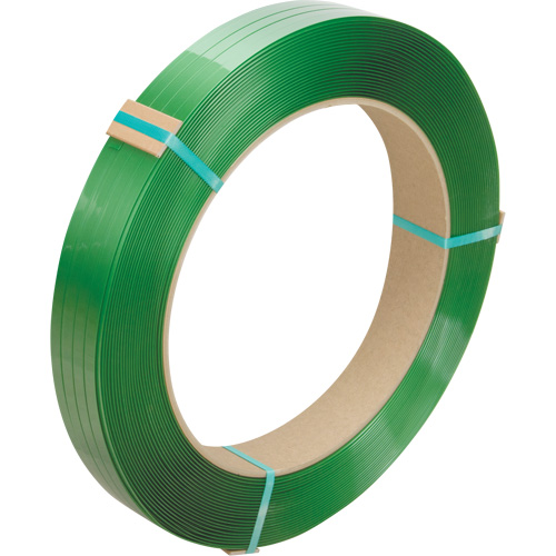 Strapping, Polyester, 1/2" W x 3380' L, Green, Manual Grade Rideout Tool & Machine Inc.