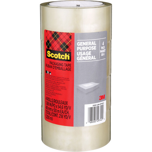 Scotch&reg; Shipping Packaging Tape 175G, 48 mm (2") x 50 m (164') Rideout Tool & Machine Inc.