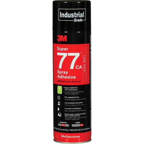 Super 77 Multi-Purpose Spray Adhesive, Aerosol Can Rideout Tool & Machine Inc.