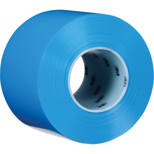 Ruban de marquage de planchers durable 971, 4" x 108', Vinyle, Bleu Rideout Tool & Machine Inc.