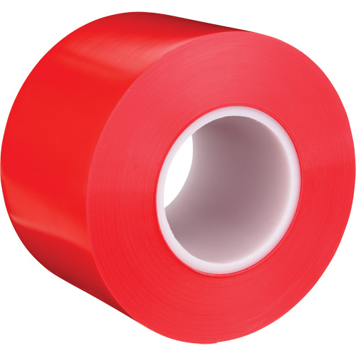 Ruban de marquage de planchers durable 971, 4" x 108', Vinyle, Rouge Rideout Tool & Machine Inc.