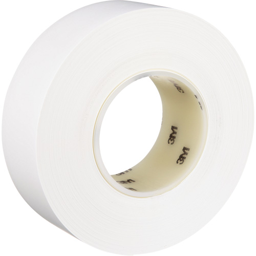Durable Floor Marking Tape 971, 3" x 108', Vinyl, White Rideout Tool & Machine Inc.