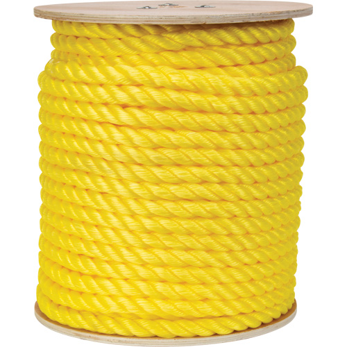 Braided Yellow Rope, Polypropylene, 300' Rideout Tool & Machine Inc.