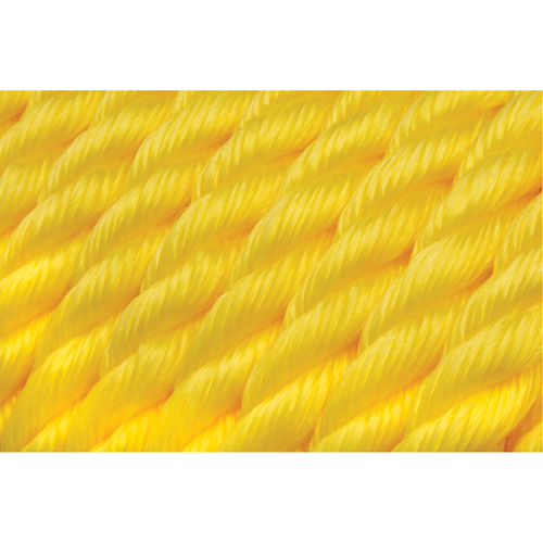 Braided Yellow Rope, Polypropylene, 300' Rideout Tool & Machine Inc.