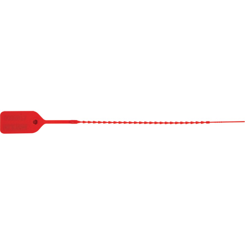 Scell&eacute; de s&eacute;curit&eacute; standard, 9", Plastique, Pousser et tirer Rideout Tool & Machine Inc.
