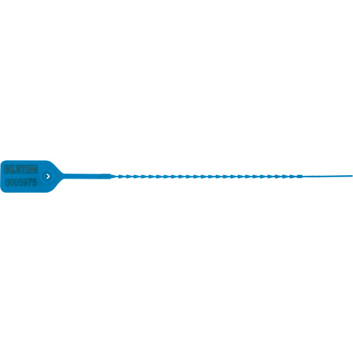 Standard-Duty Security Seal, 9", Plastic, Pull-Through Rideout Tool & Machine Inc.