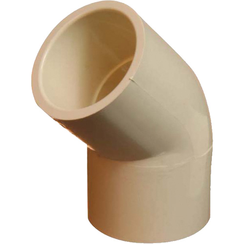 Flowguard Gold&reg; 45° Elbow Fitting, Standard, CPVC, 1/2" Rideout Tool & Machine Inc.