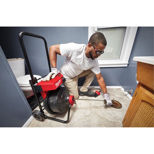 M18 Drum Machine, Electric, 3/8" x 100' and 1/2" x 75' Rideout Tool & Machine Inc.