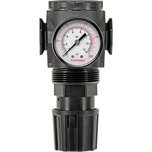 Regulator with Gauge Modulair 300, 1/4" NPT, 300 psi Max. PSI, In Line/Modular Rideout Tool & Machine Inc.