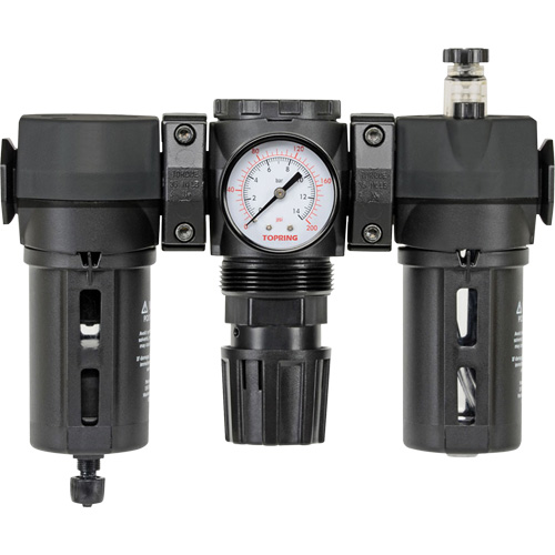Filter, Regulator & Lubricator Modulair 300 with Manual Drain & Standard Bowl, 3/8" NPTF Rideout Tool & Machine Inc.