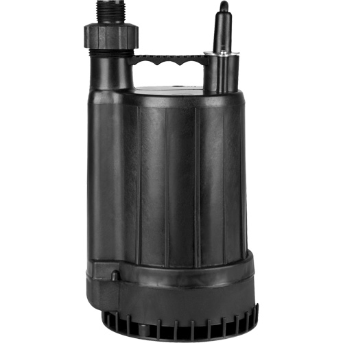 Pompe utilitaire en thermoplastique, 115 V, 2200 gal/h, 1/4 CV Rideout Tool & Machine Inc.