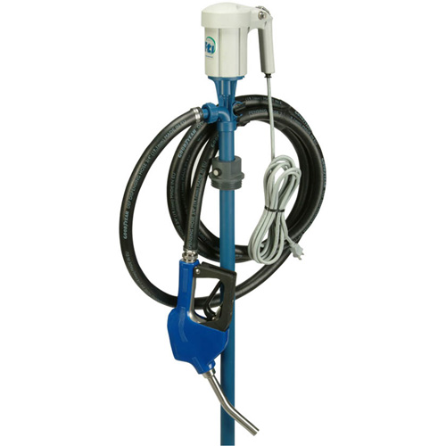 Trousse de pompe pour baril EFP-40 avec moteur S1 avec accessoires pour fluide d&eacute;chappement diesel (DEF), Polypropyl&egrave;ne/Acier inoxydable Rideout Tool & Machine Inc.
