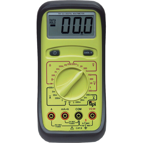 Large Display Multimeter, AC/DC Voltage, AC/DC Current Rideout Tool & Machine Inc.