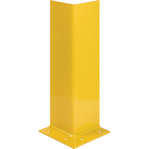 Protecteurs pour montants, Acier, 7" la x 7" p x 12" h, Jaune s&eacute;curit&eacute; OSHA Rideout Tool & Machine Inc.