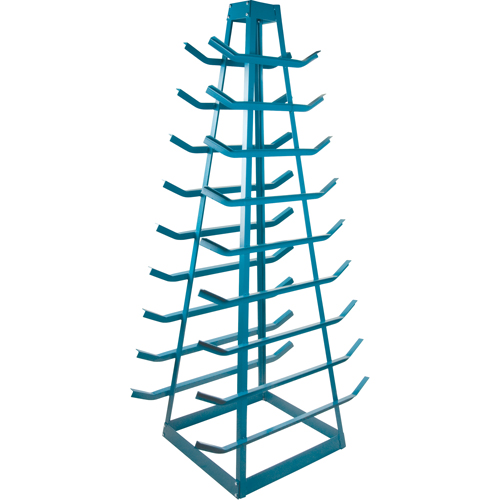 Bar Storage Racks - Horizontal Bar Racks, Horizontal, 9 Levels, 18" W x 40" D x 84" H, 1800 lbs. Cap. Rideout Tool & Machine Inc.