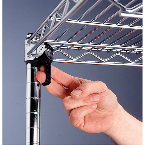 Super Adjustable Super Erecta Shelf&reg;, 5 Tiers, 36" W x 86-5/8" H x 24" D Rideout Tool & Machine Inc.