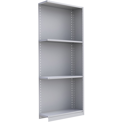 Interlok Shelving Unit, Steel, Boltless, 800 lbs. Capacity, 36" W x 88" H x 24" D Rideout Tool & Machine Inc.