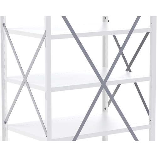 Croisillons arri&egrave;res pour rayonnage enclenchable Interlok Rideout Tool & Machine Inc.