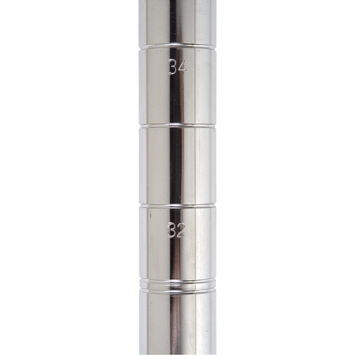 Standard-Duty Chromate Wire Shelving Post, 63" H Rideout Tool & Machine Inc.