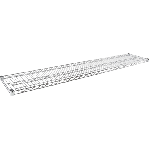 Tablette en treillis pour &eacute;tag&egrave;re robuste en treillis chromat&eacute;, 30" la x 18" p, Capacit&eacute; de 800 lb Rideout Tool & Machine Inc.