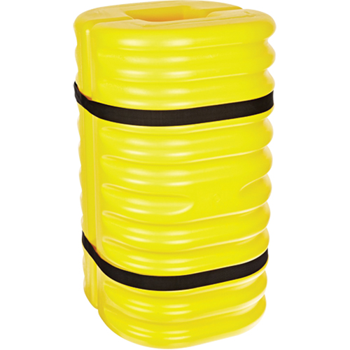 Column Protector, 10" x 10"/10" x 10 " Inside Opening, 24" L x 24" W x 42" H, Yellow Rideout Tool & Machine Inc.