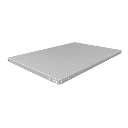 Slotted Angle Shelf, Galvanized Steel, 48" W x 24" D Rideout Tool & Machine Inc.