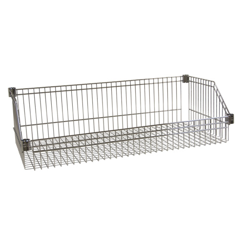 Wire Basket Shelf, 18" W x 36" D, 400 lbs. Capacity Rideout Tool & Machine Inc.