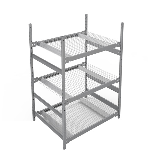 Wide Span Storage Shelving, Steel, Boltless, 1340 lbs. Capacity, 42" W x 60" H x 32" D Rideout Tool & Machine Inc.