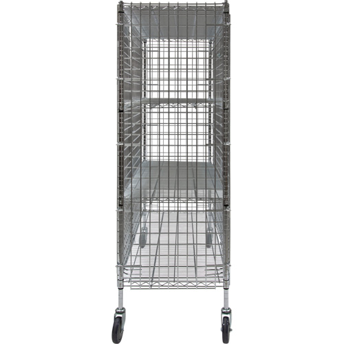 Chariot de s&eacute;curit&eacute;, Chrom&eacute;, 60" x 69" x 24", Capacit&eacute; 500 lb Rideout Tool & Machine Inc.
