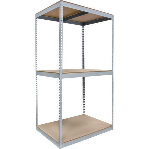 Heavy-Duty Shelving, Steel, Boltless, 1200 lbs. Capacity, 48" W x 84" H x 36" D Rideout Tool & Machine Inc.