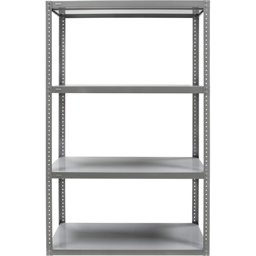 Heavy-Duty Shelving, Steel, Bolted, 3000 lbs. Capacity, 36" W x 72" H x 18" D Rideout Tool & Machine Inc.