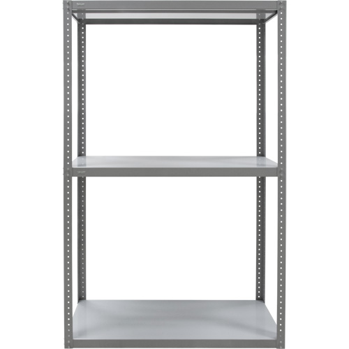 Heavy-Duty Shelving, Steel, Bolted, 3000 lbs. Capacity, 36" W x 72" H x 24" D Rideout Tool & Machine Inc.
