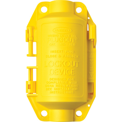Hubbell Plugout&reg; Lockout, Plug Type Rideout Tool & Machine Inc.
