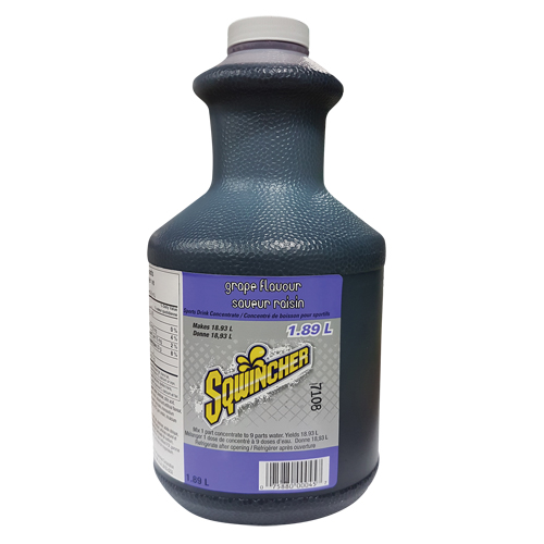 Sqwincher Boisson de r&eacute;hydratation, Concentr&eacute;, Raisin Rideout Tool & Machine Inc.