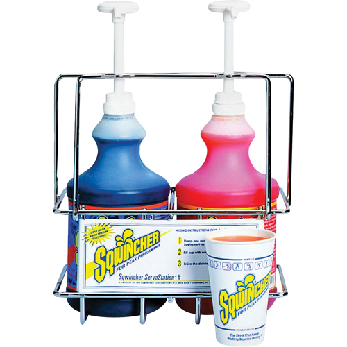Support mural Sqwincher Servastations Rideout Tool & Machine Inc.