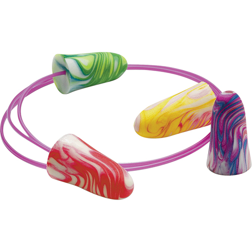 Bouchons d'oreilles en mousse SparkPlugs, Vrac - Boîte, Avec cordon Rideout Tool & Machine Inc.