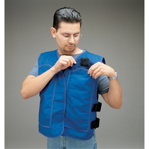 Vestes de refroidissement avec pochettes pour insertions, Grand, Bleu royal Rideout Tool & Machine Inc.