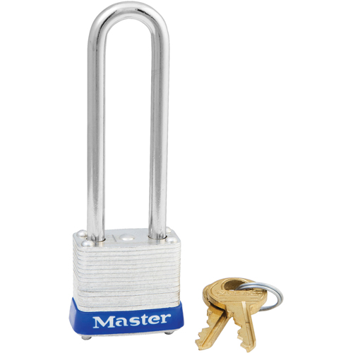 Padlock, Silver, Keyed Alike, Laminated Steel, 1-1/8" Width Rideout Tool & Machine Inc.