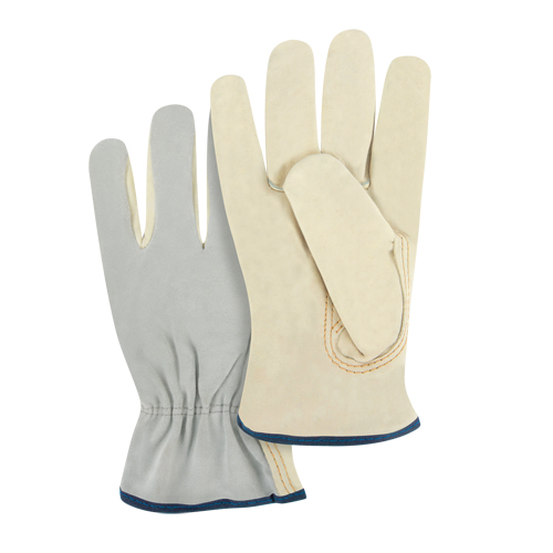 Gants de conducteur &agrave; dos fendu, T-Grand, Paume en Cuir fleur de vache Rideout Tool & Machine Inc.