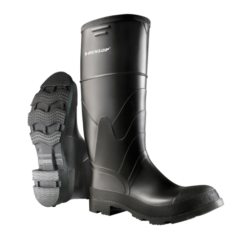 Bottes &eacute;conomiques de 16", PVC, Embout Acier, Pointure 6, Semelle R&eacute;sistant aux perforations Rideout Tool & Machine Inc.