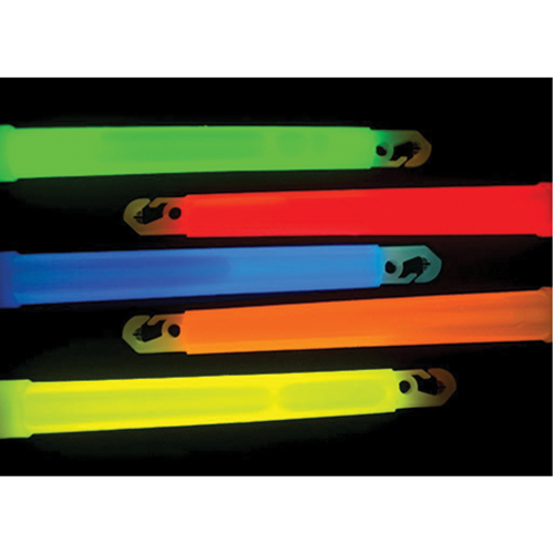 B&acirc;tons de s&eacute;curit&eacute; luminescents Cyalume 6", Rouge, Dur&eacute;e 12 h Rideout Tool & Machine Inc.